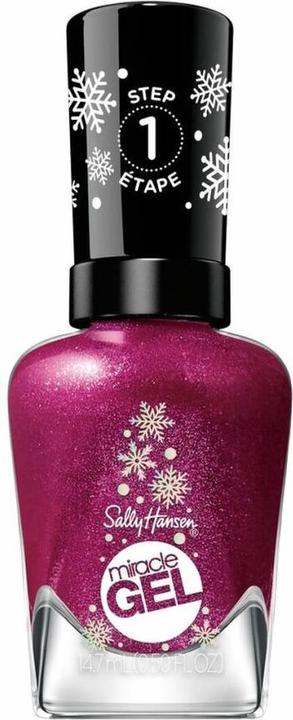Immagine prodotto Sally Hansen Miracle Gel Sugar Plum Kisses Long Lasting Gel-Like Formula (Baci alla prugna, Smalto per unghie effetto gel)