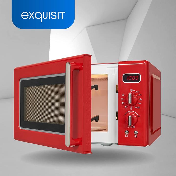 Produktbild Exquisit RMW720-3GDIG rot Mikrowelle 812764001 (20 l)