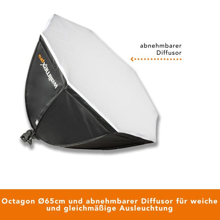 Produktbild Walimex pro LED 60W Octagon (Schirmreflektor, 65 cm)
