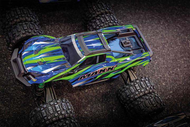 Productafbeelding Traxxas Wide Maxx Electric Brushless Monster Truck 4WD 1:10 RTR Groen (RTR Gereed voor gebruik)