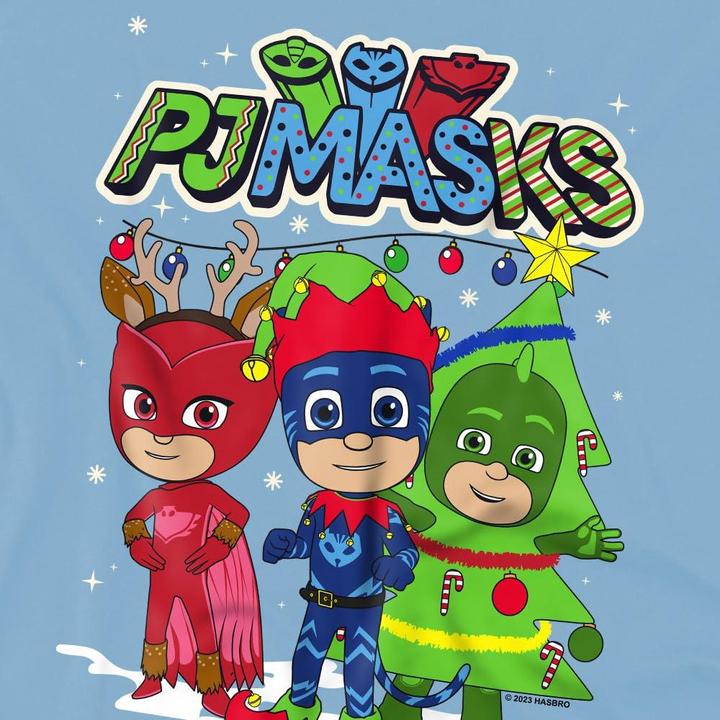Produktbild PJ Masks TShirt weihnachtliches Design (152, 158)