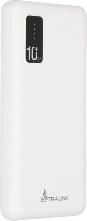 Extralink EX.19638 power bank Lithium Polymer (LiPo) White (10000 mAh, 10 W, 37 Wh)