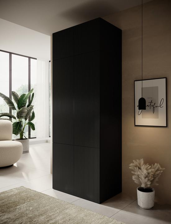 Produktbild Cama Kleiderschrank PAFOS 2D BASE 90x55.5x45 Schwarz matt (90 x 55.5 x 45 cm)