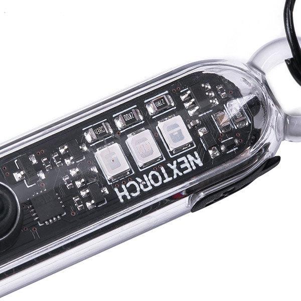 Produktbild Nextorch LED-Schlüsselanhänger mit Strobe, 365nm UV, 700 Lumen (inkl. Akku) (7.30 cm, 700 lm)