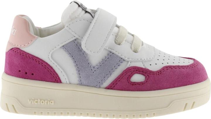 Victoria Sneakers mit nur einem Riemen aus mehrfarbigem Spaltleder für Kinder er (31)