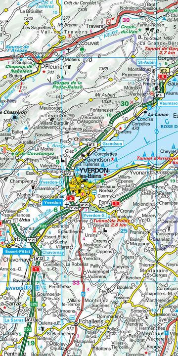 Immagine prodotto Nuova carta di viaggio 382830968 Svizzera 1:200'000