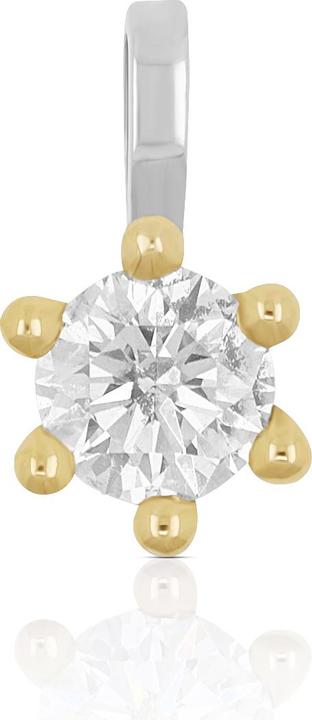 Muau Anhänger 6-Griff-Fassung (750/18K Weissgold)