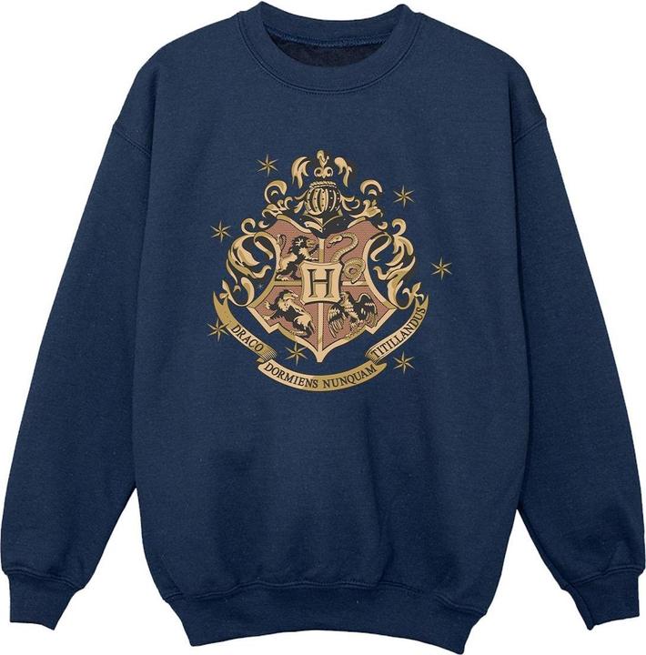 Gold Hogwart Crest Sweatshirt Jungen