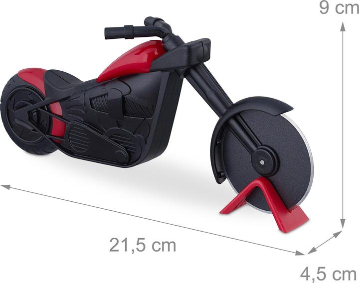 Produktbild Relaxdays Motorrad-Pizzaschneider