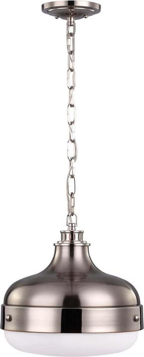 Produktbild Elstead Lighting Cadence Hängeleuchte E27 2-fach Nickel poliert, Stahl gebürstet (E27)