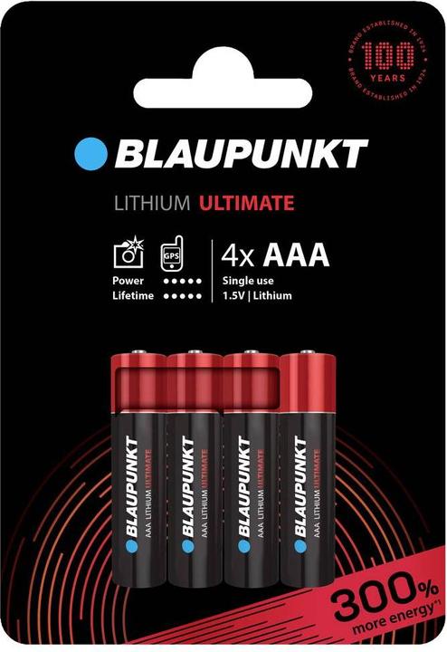 Actual product image Blaupunkt Ultimate Lithium 4x LR03 (AAA) (4 pcs., AAA)