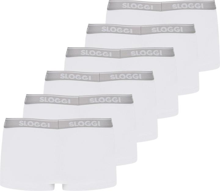 Actual product image Sloggi Boxer shorts casual figure-hugging (XL, pack of 6)