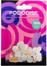 Produktbild Staples Pododisc Pro S 100 Grit Replacement Pads 50 Pieces White (50 x)