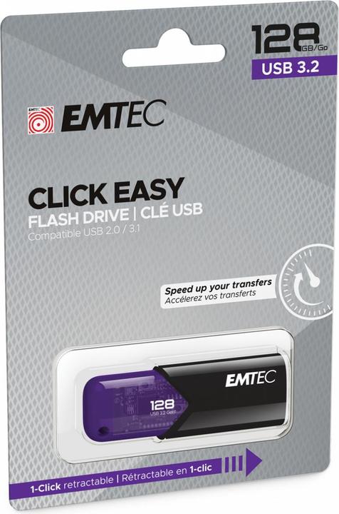 Produktbild Emtec B110 Click Easy (128 GB, USB-A)