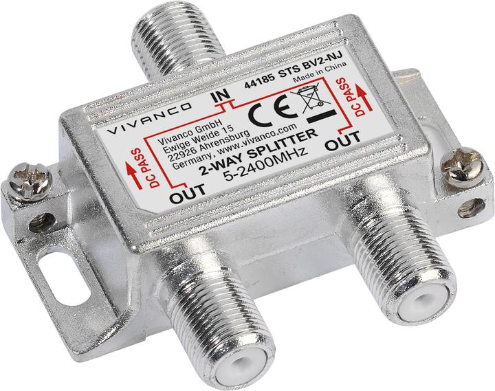 Vivanco 44185 cable splitter/combiner Silver