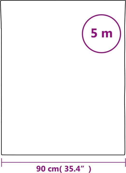 Image du produit VidaXL Films pour fenêtres 2 pcs. Motif mat PVC (90 x 500 cm)