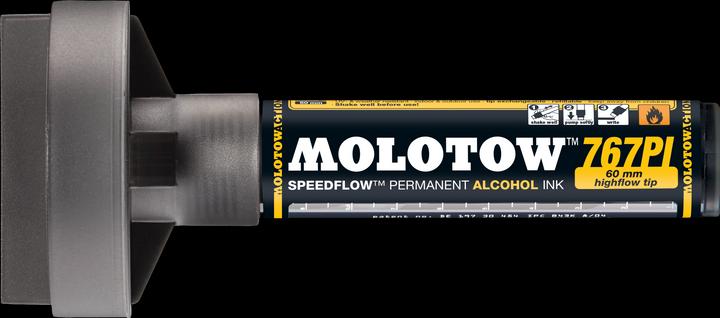 Actual product image Molotow Felt pen Speedflow Chemical Bck 767PI 60mm (Copper black, 60 mm, 1 x)