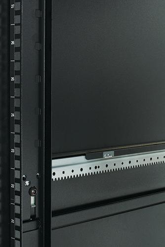 Produktbild APC NetShelter SX - Schrank - Schwarz - 48U - 48.3 cm (19") (48 HE, 19 Zoll Rack)