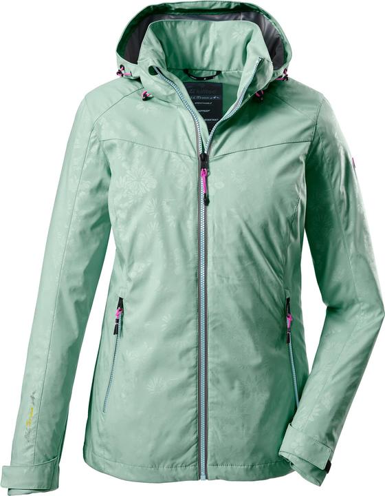 Actual product image Killtec Women's softshell jacket with zip-off hood Vojak WMN SOFTSHELL JCKT B, pistachio, 38, 36468- (38)