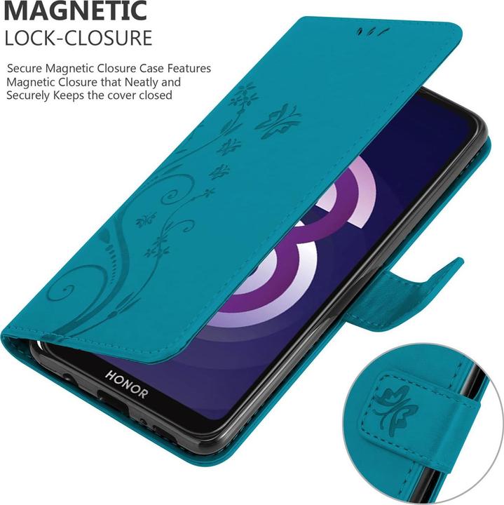 Immagine prodotto Cadorabo Copertina del libro di fiori (Huawei Y5 (2019), Onore 8s)