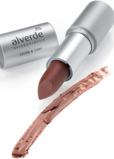 Produktbild dm alverde Lippenstift Color & Care Simply Brown 27