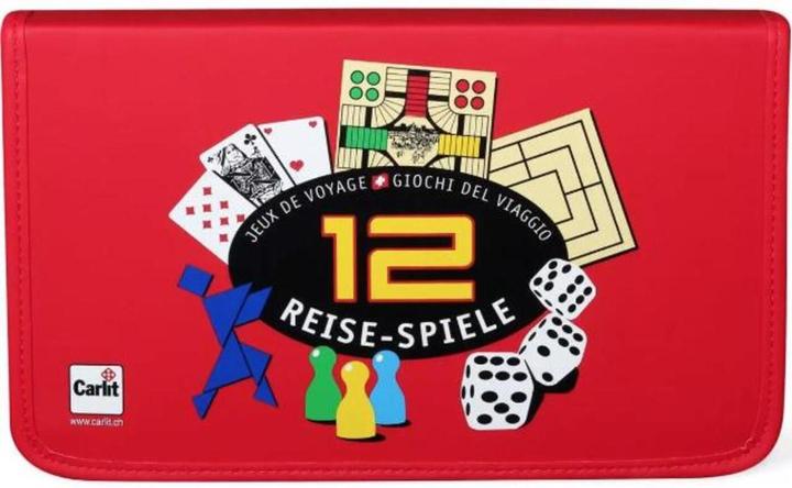 Carlit 12 jeux de voyage (Allemand, Français, Italien)