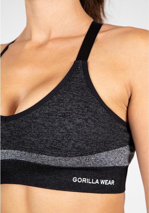 Image du produit Gorilla Wear Selah Seamless Sports Bra - noir (XS)