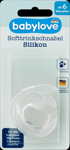 Actual product image dm babylove Silicone soft drinking spout, size 2, 6 months and up