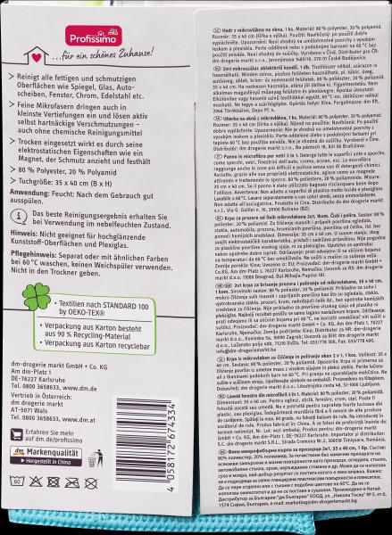 Produktbild dm Profissimo 2in1-Fenstertuch (1 Stk.)