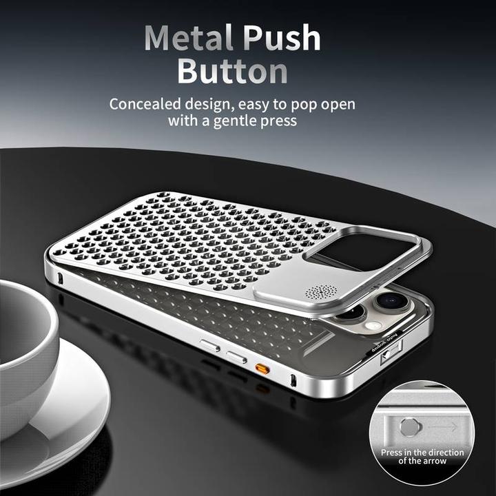 Immagine prodotto PhoneLook Custodia Mac Pro con aromaterapia e dissipazione del calore Space Grey (Apple iPhone 15 Pro Max)