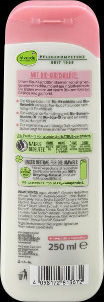 Produktbild dm alverde Körperlotion Bio-Kirschblüte, Bio-Reismilch (Körperlotion)