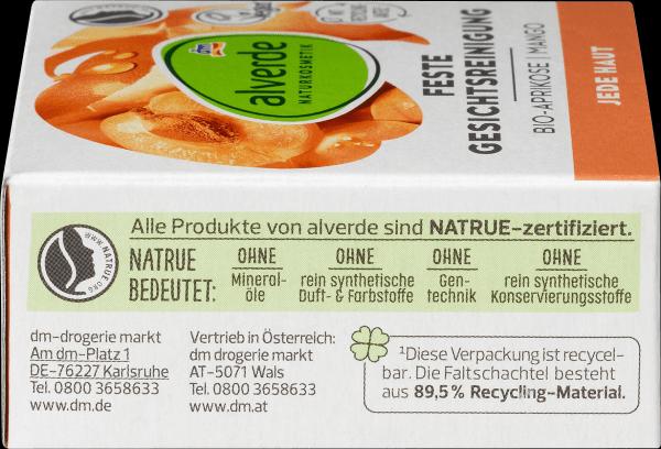 Actual product image dm alverde Firm facial cleansing (Soap)