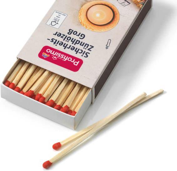 Produktbild dm Profissimo Zündhölzer Gross