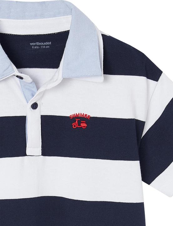 Immagine prodotto Vertbaudet Kinder Poloshirt mit Doppelkragen, Recycling-Baumwolle (98)