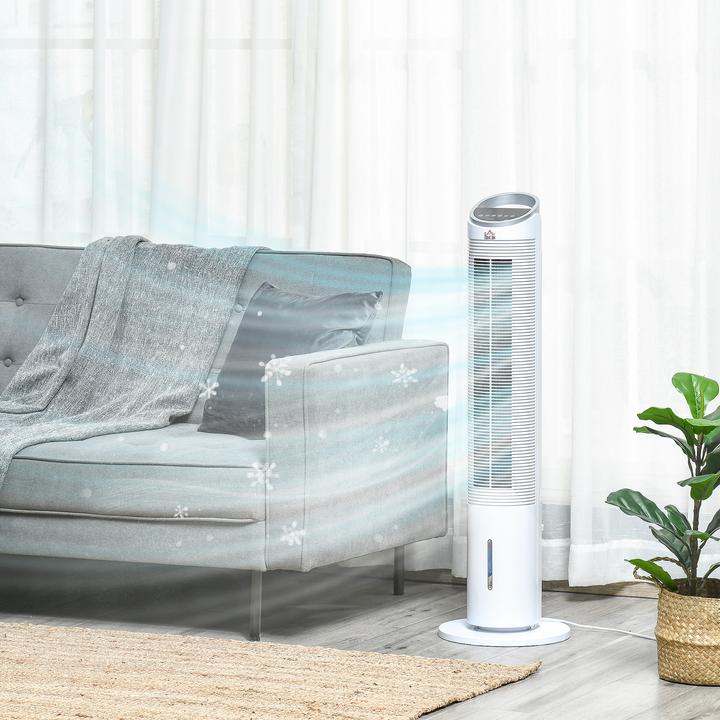 Actual product image Homcom Air cooler with ice boxes