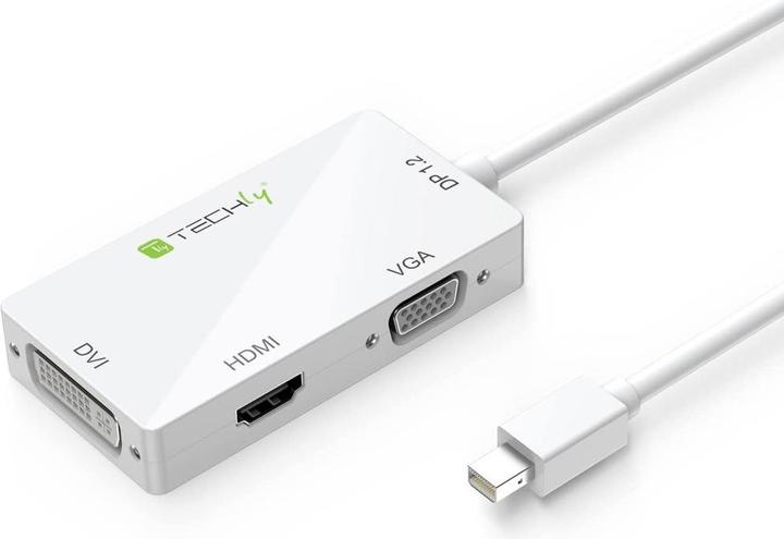 Produktbild Techly Mini-DisplayPort zu HDMI (DVI, VGA, HDMI, 8.50 cm)