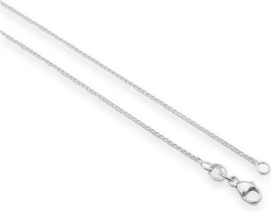 Immagine prodotto Muau Coda di porco (Oro bianco 375/9 carati, 50 cm)