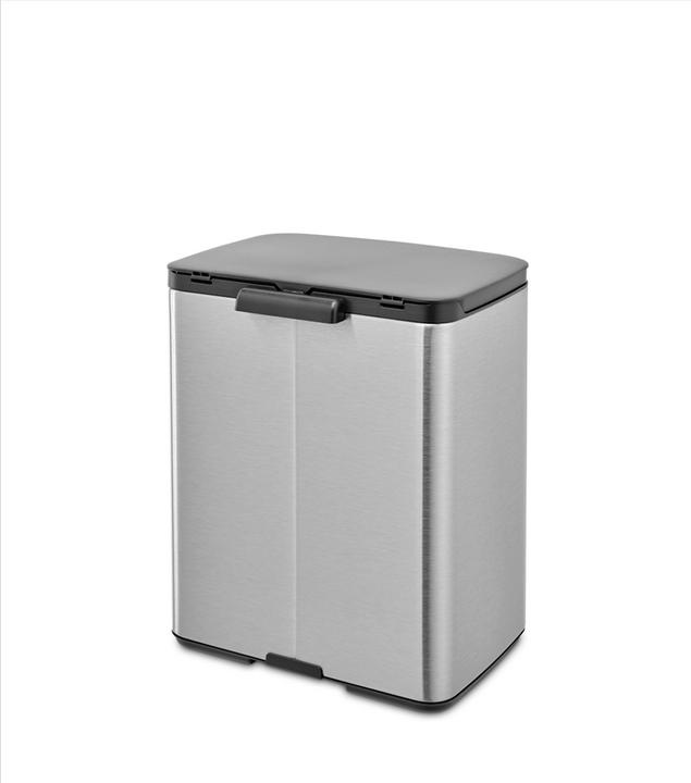 Produktbild Brabantia Bo Prullenbak - 12 l - Matt Steel Fingerprint Proof (12 l)