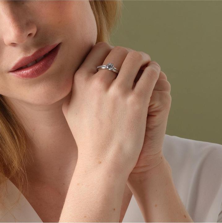 Actual product image Jette Damenring DIAMOND (61, 925 Silver)
