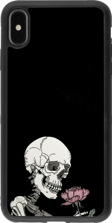 Image du produit PhoneLook Coque Silicone rigide noir Halloween 2023 rose and skeleton (Apple iPhone XS Max)
