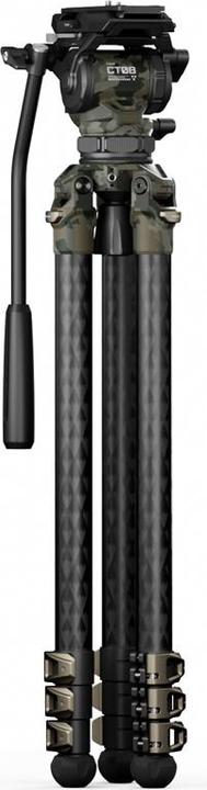 Produktbild Tilta CT08 Cine Fluid Head 75 mm, 3-Stage Carbon Fiber Tripod (Metall, Carbon)