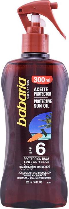 Actual product image Babaria Sun Protective (Suntan oil, Up to SPF 10, 300 ml)
