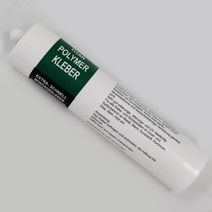 Produktbild Aquagart 6 x Kleber Ufermatte Steinfolie Böschungsmatte für die Teichfolie 290 ml weiss