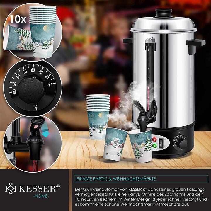 Produktbild Kesser Gluehweinkessel 8L Edelstahl (8 l)
