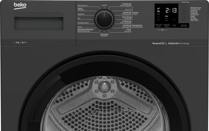 Image du produit Beko DF8412TA0A - RecycledDry - Pompe à chaleur (8 kg, Droite)