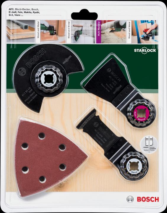 Produktbild Bosch Professional Zubehör Starlock-Set Universal, 13-teilig, für Multi-Cutter, Wood and Metal