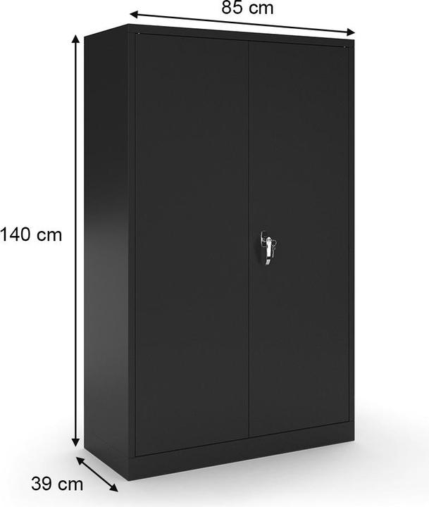 Actual product image Vicco Metallschrank (85 x 39 x 140 cm)