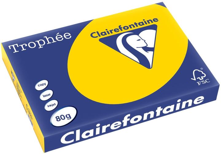 Clairalfa Multifunktionspapier Troph‚e, A3, goldgelb (80 g/m², 500 x, A3)