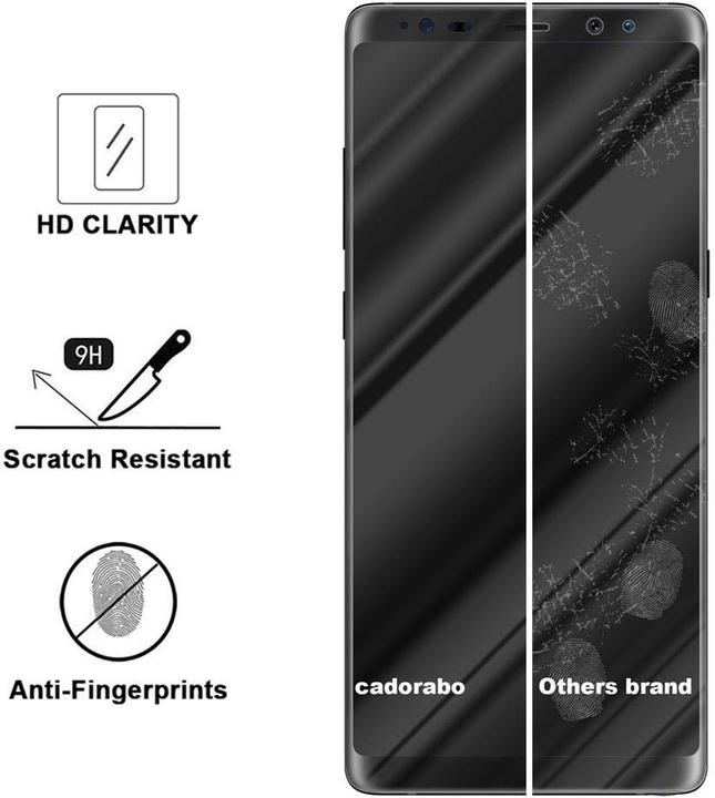 Image du produit Cadorabo Fullcover écran de protection en verre pour Samsung Galaxy NOTE 8 Retail Packaging (1 pièce(s), Samsung Galaxy Note 8)