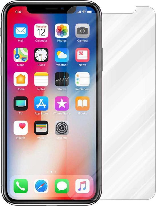 Actual product image Cadorabo Display protection glass for Apple iPhone X / XS (1 Piece, Apple iPhone X, Apple iPhone XS)
